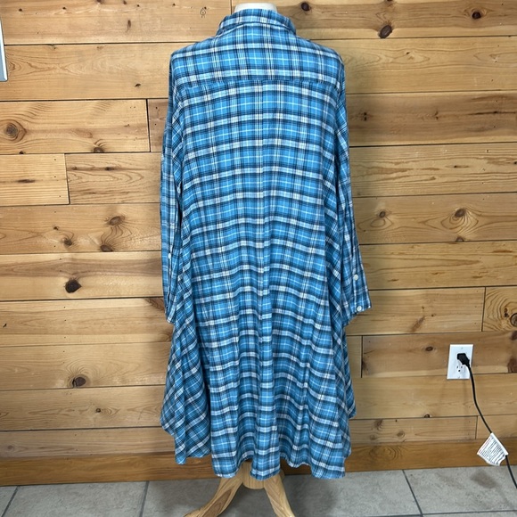 Tulip soft cotton high low hi lo tunic dress roomy Large XL lagenlook pockets - Picture 6 of 13